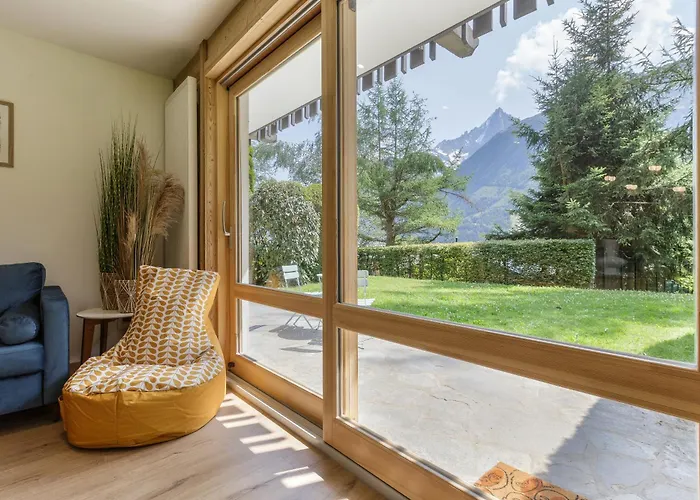 Kv - Moderne 2ch Vue Mtblanc Terrasse Brevent 3mn Apartmán *